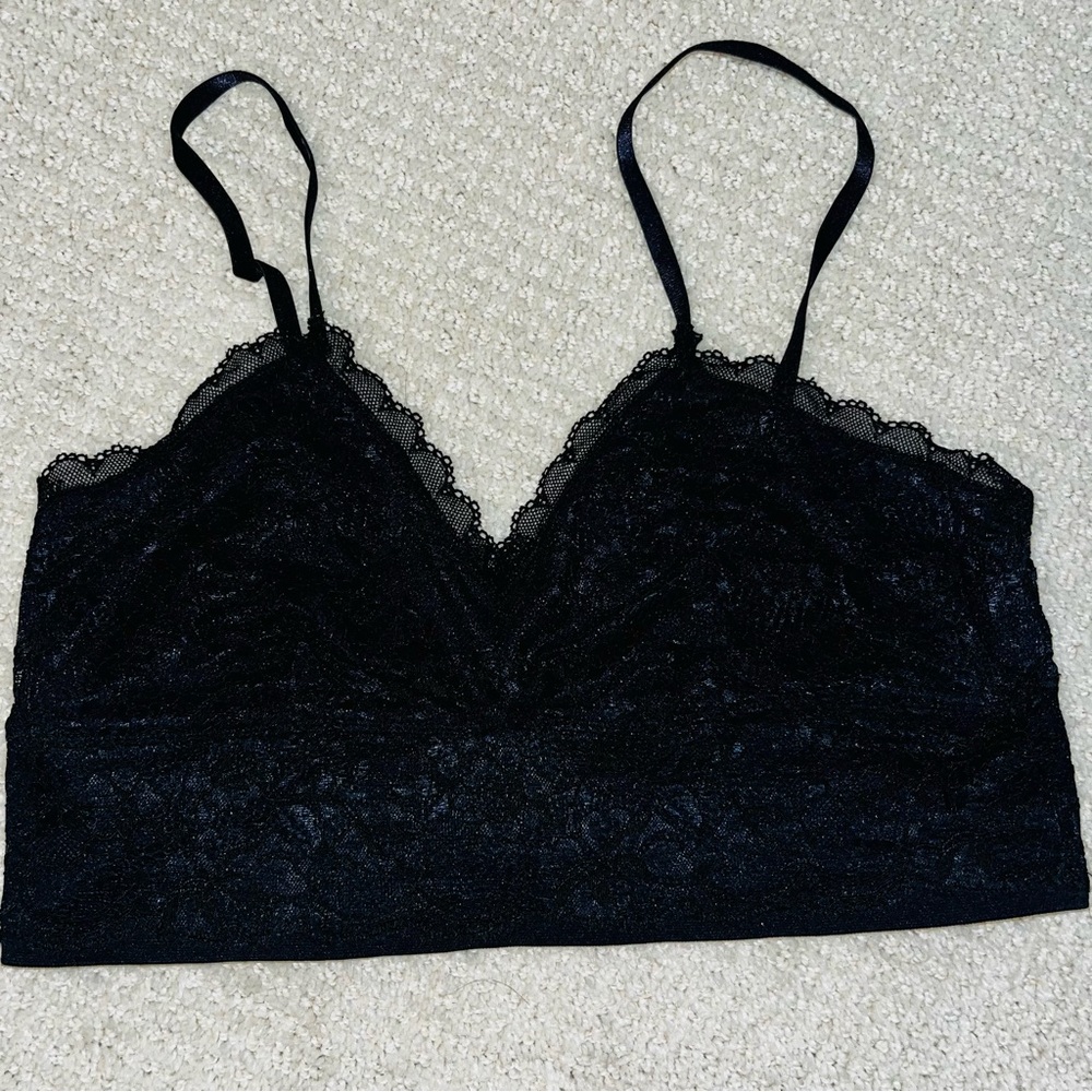 Lily of France - Black Bralette - Size M